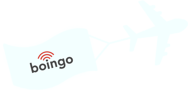 Boingo plane with Wi-FI Banner 