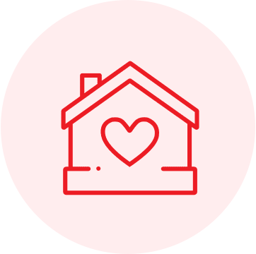 An outline of a heart with a Band-Aid 